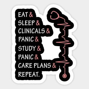 Funny Nursing Student Nurse Gift Idea Sticker